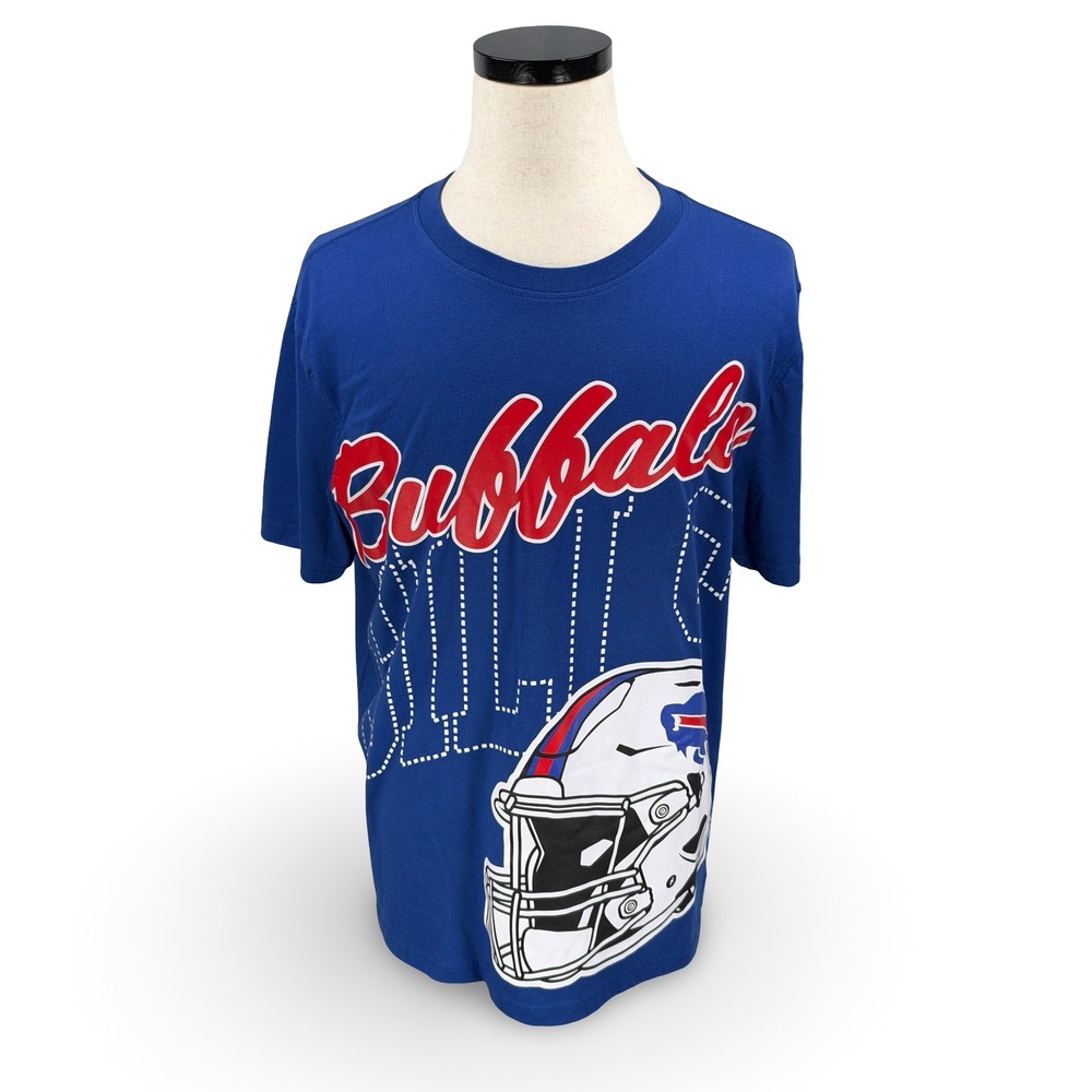 Starter Mens Buffalo Bills NFL Graphic T-Shirt Blue XL Short Sleeve Football Tee